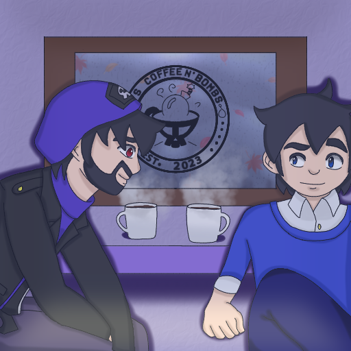 Merp05's tweet photo. When your on a #SMG4 art spree, weather is absolute shit, and you already watched today's episode introducing #SMG3 's brand new home this happens. #Smg34 #smg4fanart #smg3fanart https://t.co/F3gifUHUVy