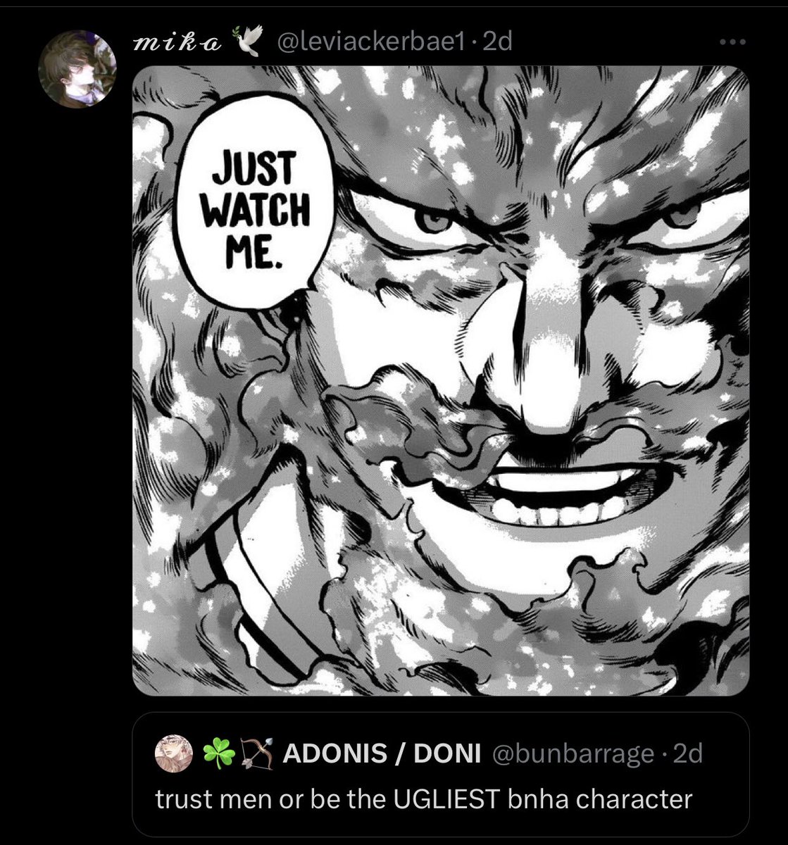 milkyenji's tweet photo. Proceeds to then show a picture of who is arguably the hottest DILF in anime history😑just say you’re projecting your hatred of your conservative dad onto him and move on, or just say you’re boring and you like pretty boy twinks. Endeavor haters DNI!!!! 😬 https://t.co/xirBIyqKso