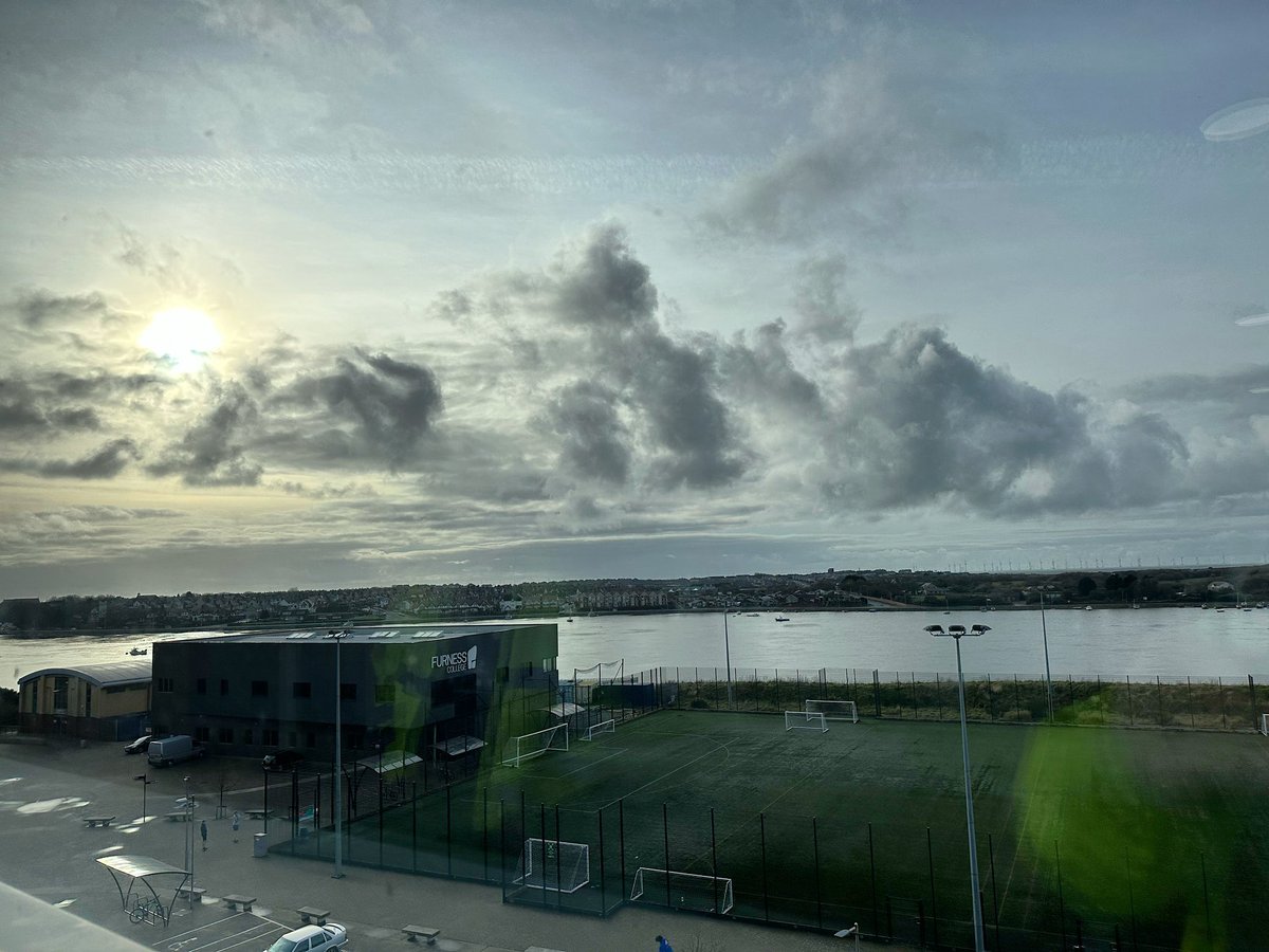 Never tire of the views from @furness_college