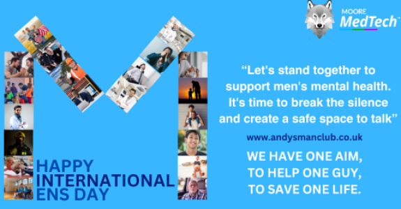 MooreMedtech's tweet photo. Let's stand together to support men's mental health. It's time to break the silence and create a safe space to talk https://t.co/44Hxspr6lF
WE HAVE ONE AIM,
TO HELP ONE GUY,
TO SAVE ONE LIFE.
#internationalmensday #mensday #men #mensrights  #mensmentalhealth #positivity https://t.co/BdDV0BzuTY