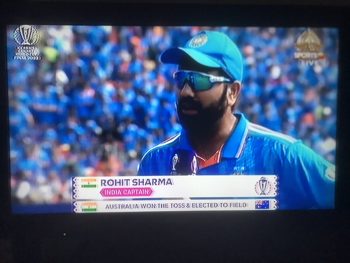 tahirthe12thman's tweet image. 🚨FINAL of Icc men’s Cricket 🏏 world cup 2023 

India 🇮🇳 Vs Australia 🇦🇺 

Toss : Australia 🇦🇺 won and Elected to field 

India 🇮🇳 and Australia 🇦🇺 Same playing Xl

Going to be good contest between them 

#CWC23 
#cwc23india
#AUSvIND