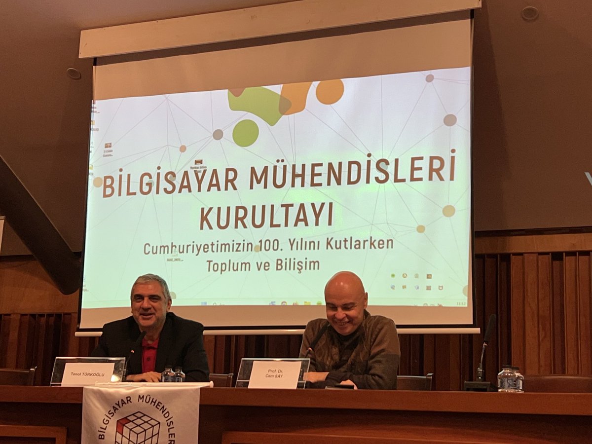 Fusun S.Nebil (@fusunnebil) on Twitter photo <a href="/TMMOB_BMO/">TMMOB Bilgisayar Mühendisleri Odası</a> 4. Kurultayında <a href="/Tanol/">Tanol Turkoglu</a> ve <a href="/say_cem/">Cem Say</a>’dan insanlığın geleceğini dinliyoruz <a href="/TMMOB_BMO/">TMMOB Bilgisayar Mühendisleri Odası</a> 4. Kurultayında <a href="/Tanol/">Tanol Turkoglu</a> ve <a href="/say_cem/">Cem Say</a>’dan insanlığın geleceğini dinliyoruz