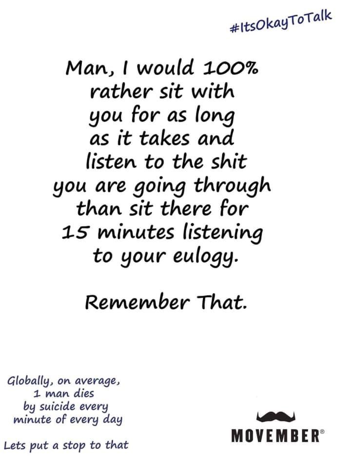 #Movember donation link in my bio