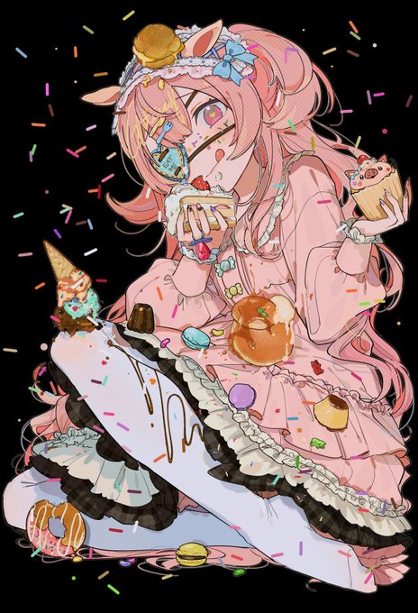「カップケーキ ドレス」のTwitter画像/イラスト(新着)