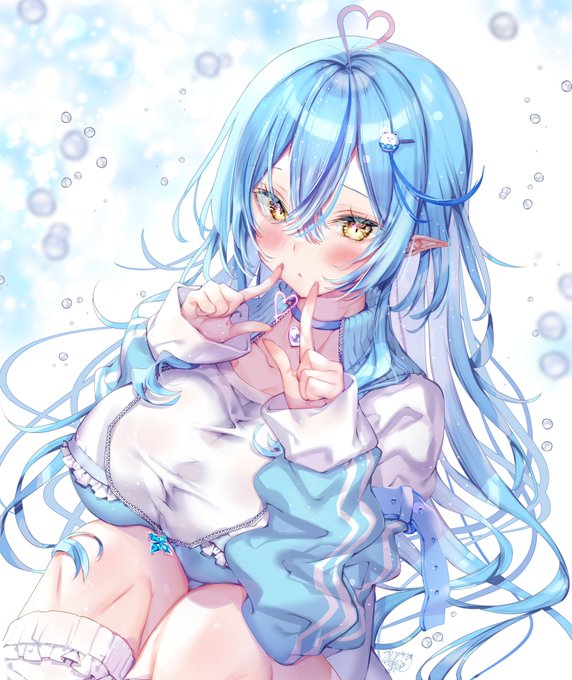 水色界隈🩵ラミィちゃん  #LamyArt