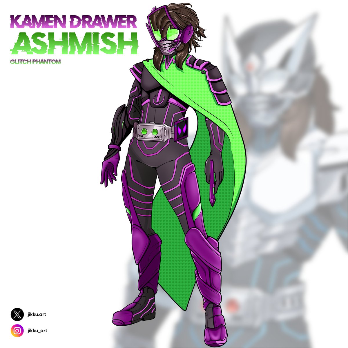 JIKKU01's tweet photo. Kamen Drawer Ashmish - Glitch Phantom Armor @ashmish_
#kamenrider #kamendrawerashmish #fanart https://t.co/yFW1YE33ui