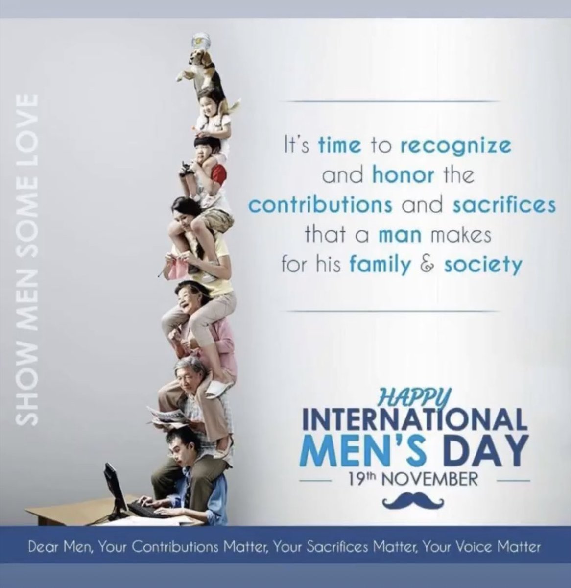 Good morning all❤️ 
Happy International Men’s Day to all the men out there. Have a great day. #InternationalMensDay2023 #MensDay2023 #Itmatters