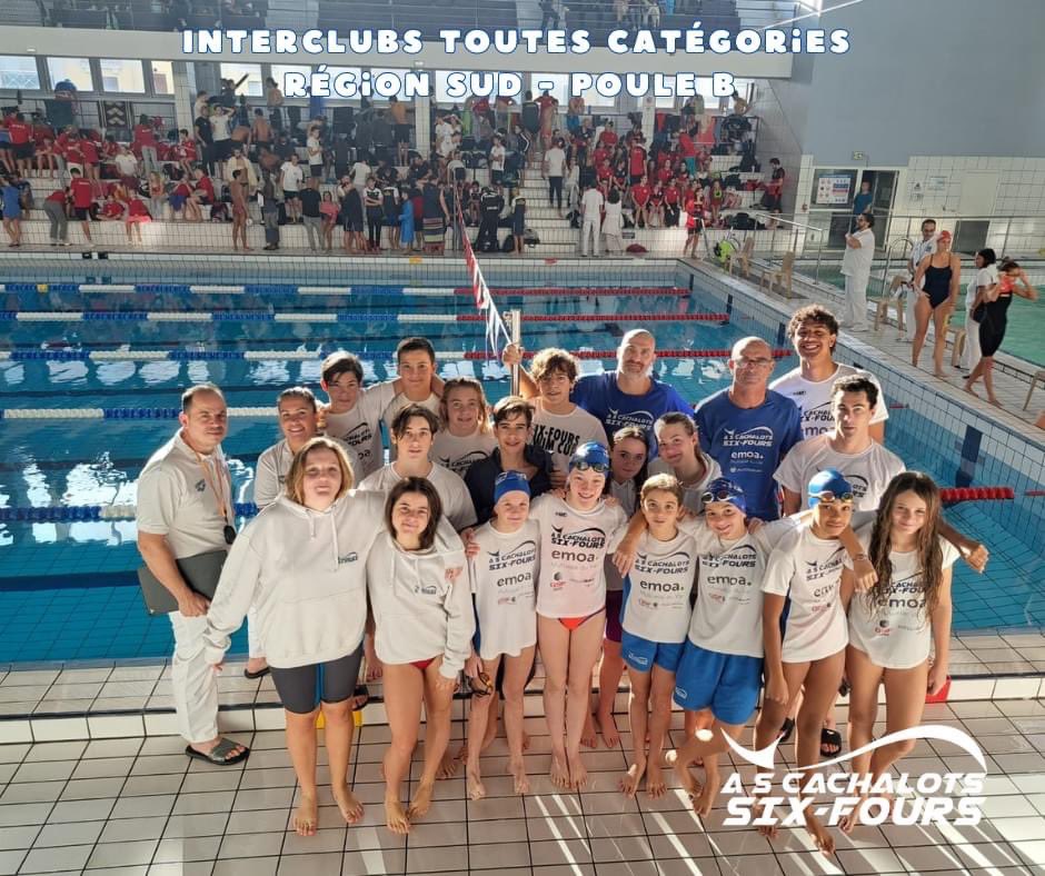 ascachalots's tweet photo. 𝗜𝗡𝗧𝗘𝗥𝗖𝗟𝗨𝗕𝗦 💦
Ce samedi nos équipes étaient engagées sur les Poules A et B lors des Interclubs.

📍ISTRES - Poule A
Équipe Dames - 14ème 

📍NICE - Poule B
Équipe Dames - 9ème 
Equipe Messieurs - 9ème 

Bravo à tous 👏 https://t.co/7bwC2eMYxL