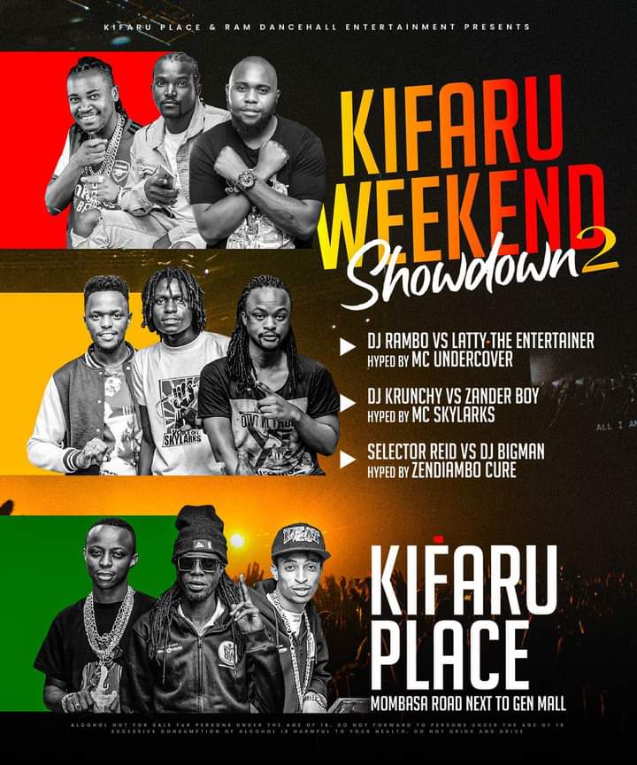 Alutaaa Kibrit Sunday, its a KIFARU WEEKEND SHOWDOWN KIRUDIWO EDITION🔥 ….if you missed,come be part of the vibrations....wickeeed line up💥💥💥
@ram_dancehall_entertainment