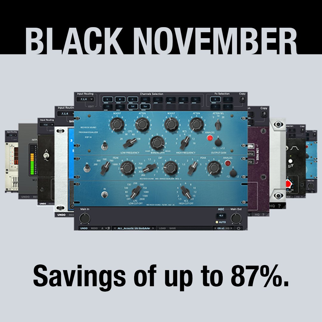 RedRockSound's tweet photo. Black November Sale has started!
Shop now >
https://t.co/UNemThZzK1 https://t.co/NJTQZ78x3h