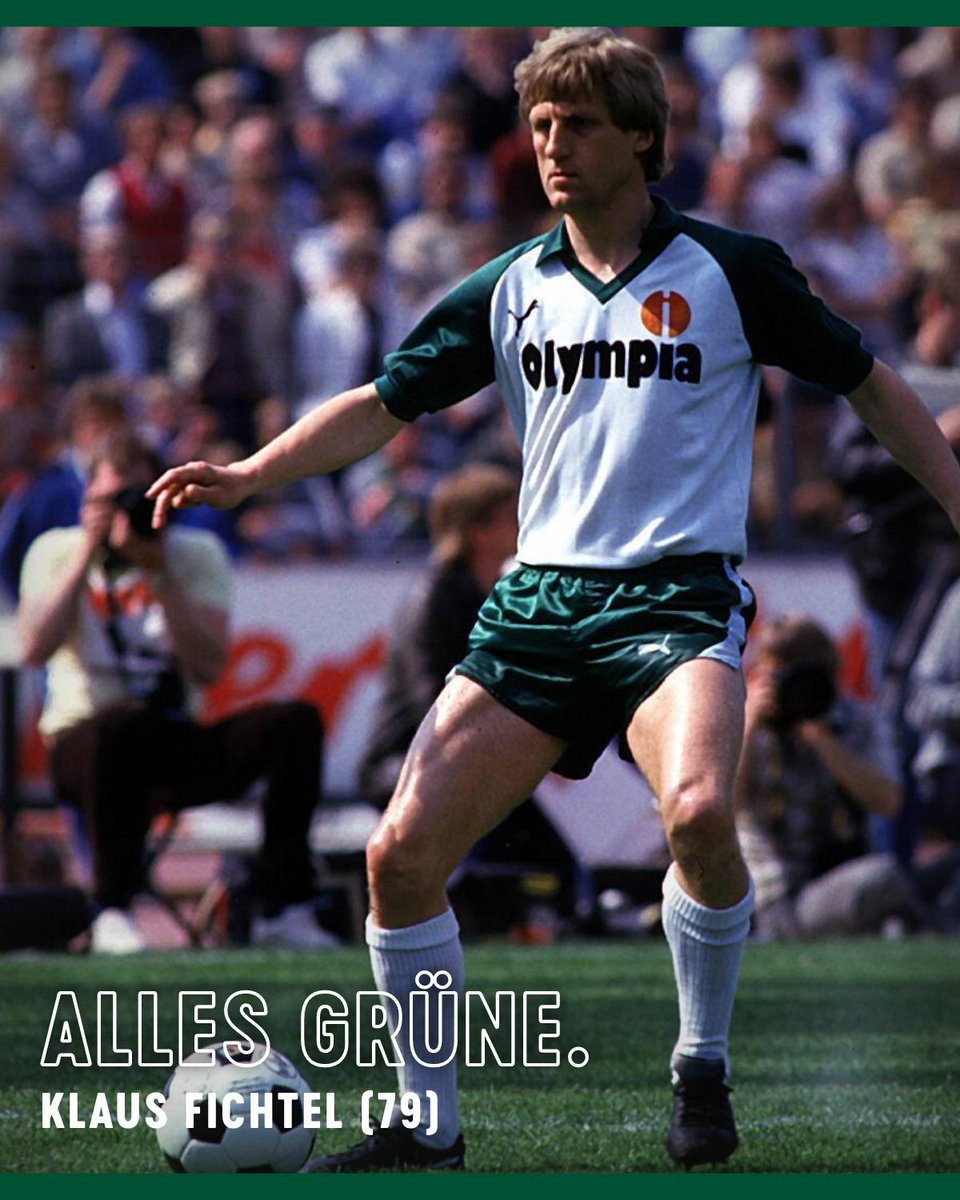werderbremen's tweet photo. Ein weiteres Geburtstagskind: Klaus "Tanne" #Fichtel feiert heute seinen 79. Ehrentag. 🎉 💚

Alles Gute, Klaus!

#Werder https://t.co/r20ckKr9Z8