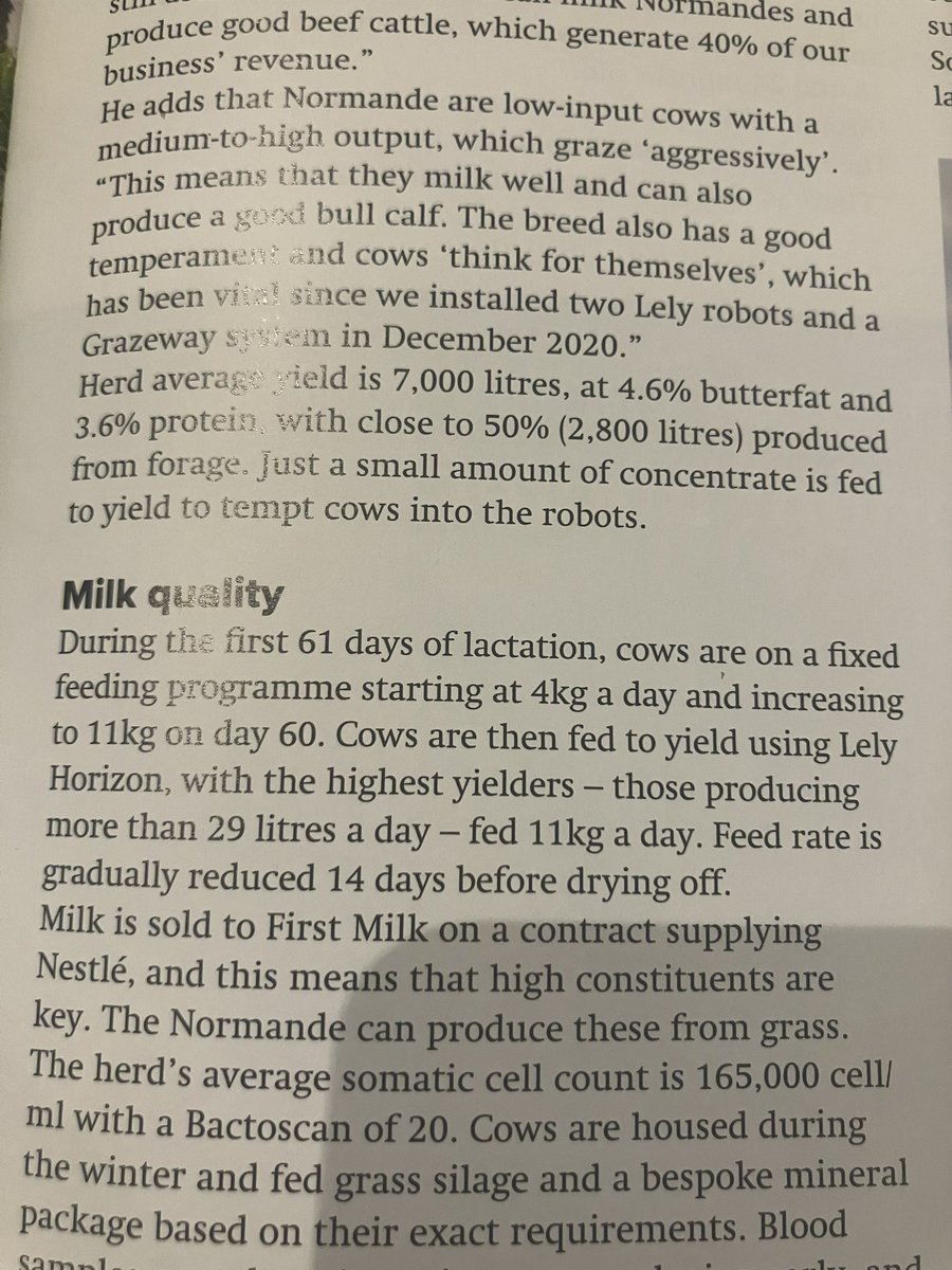 Have I got this right?! Raving about a certain breed but feeding 11kg just to get a 7000 litre average?