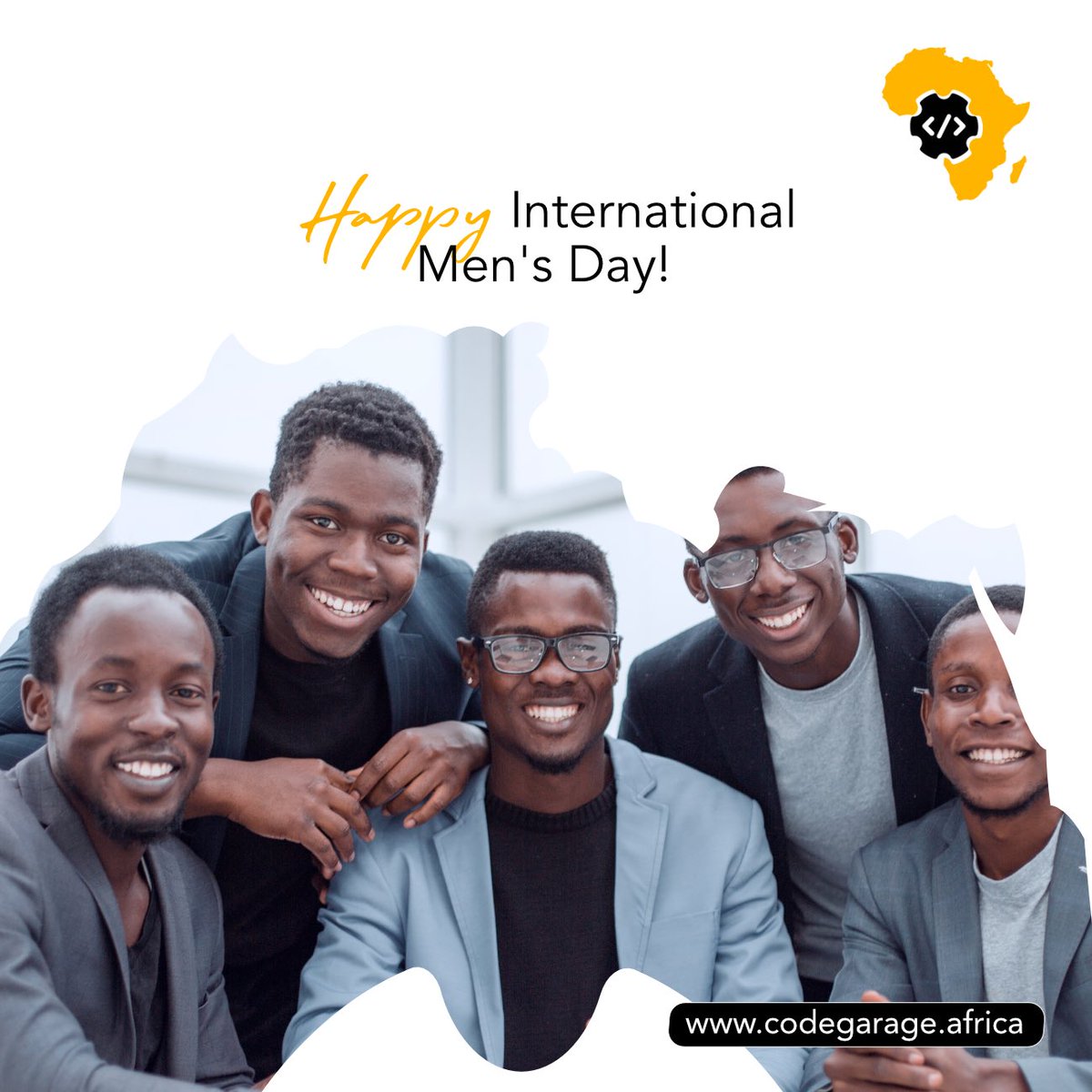 Today, we celebrate the incredible men who contribute to making our world a better place. 

Tag an exceptional man in your life and share a word of appreciation in the comment section.

#InternationalMensDay #CelebrateMen #1000LinesofCode #CodeGarageAfrica