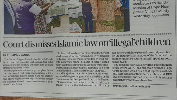 @ahmednasirlaw , Big Bro what is happening here. Islamic Law/ kadhis court an illegitimate child cannot<a class="tags" target="_blank" title="On Twitter" href="/?out=eyJ0eXAiOiJKV1QiLCJhbGciOiJIUzUxMiJ9.eyJpYXQiOjE3MjY2NjY4NTAsImlzcyI6InR3cG9ybnN0YXJzLmNvbSIsIm5iZiI6MTcyNjY2Njg1MCwiZXhwIjoxNzU4MjAyODUwLCJyZWRpcmVjdF91cmwiOiJodHRwczovL3R3aXR0ZXIuY29tL2FobWVkbmFzaXJsYXcifQ.zPJ_My_2VKDr9x0WSRskwhzBdkjos9UL54afvA0Sfr4n_FhFlmdabPnR1DfbTSf4si6hYJ6VVgD5oYPOa4ZDbQ">@ahmednasirlaw</a><a href="/tag/myxanniversary"class="tags"><span>#myxanniversary</span></a>