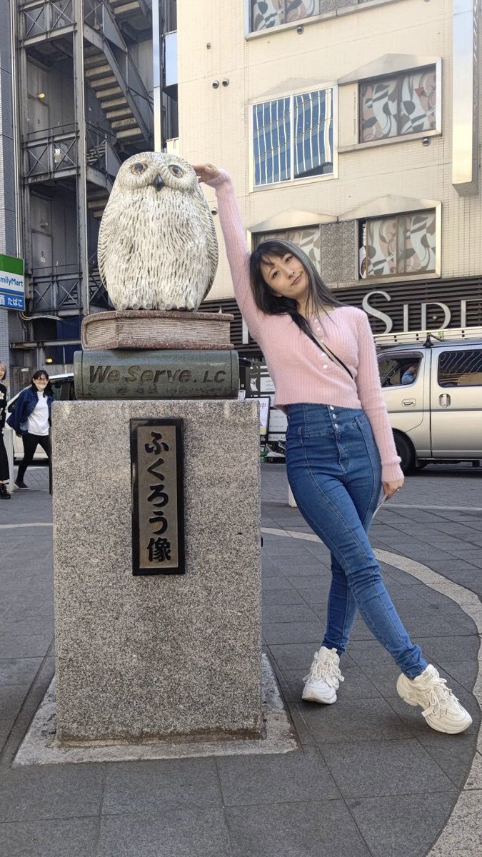 Rity___'s tweet photo. いけぶくろう🦉池袋駅にもあったけど本家じゃなかろうコイツは何者？？ https://t.co/Icwb1r2mLF