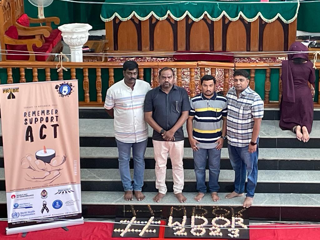 IRSPC_RSP's tweet photo. https://t.co/16zaOgd3sG

On Nov 19, 2023, the #RoadSafetyProbe observed the #WDoR2023 at Trinity Lutheran Church, Hyderabad. They promoted road safety, shared experiences, and emphasized adherence to traffic rules. #RoadSafety #RemembranceDay
#WHO #RoadSafetyNGOs #UN_RSF #UNRSC https://t.co/6XY6LbQIba