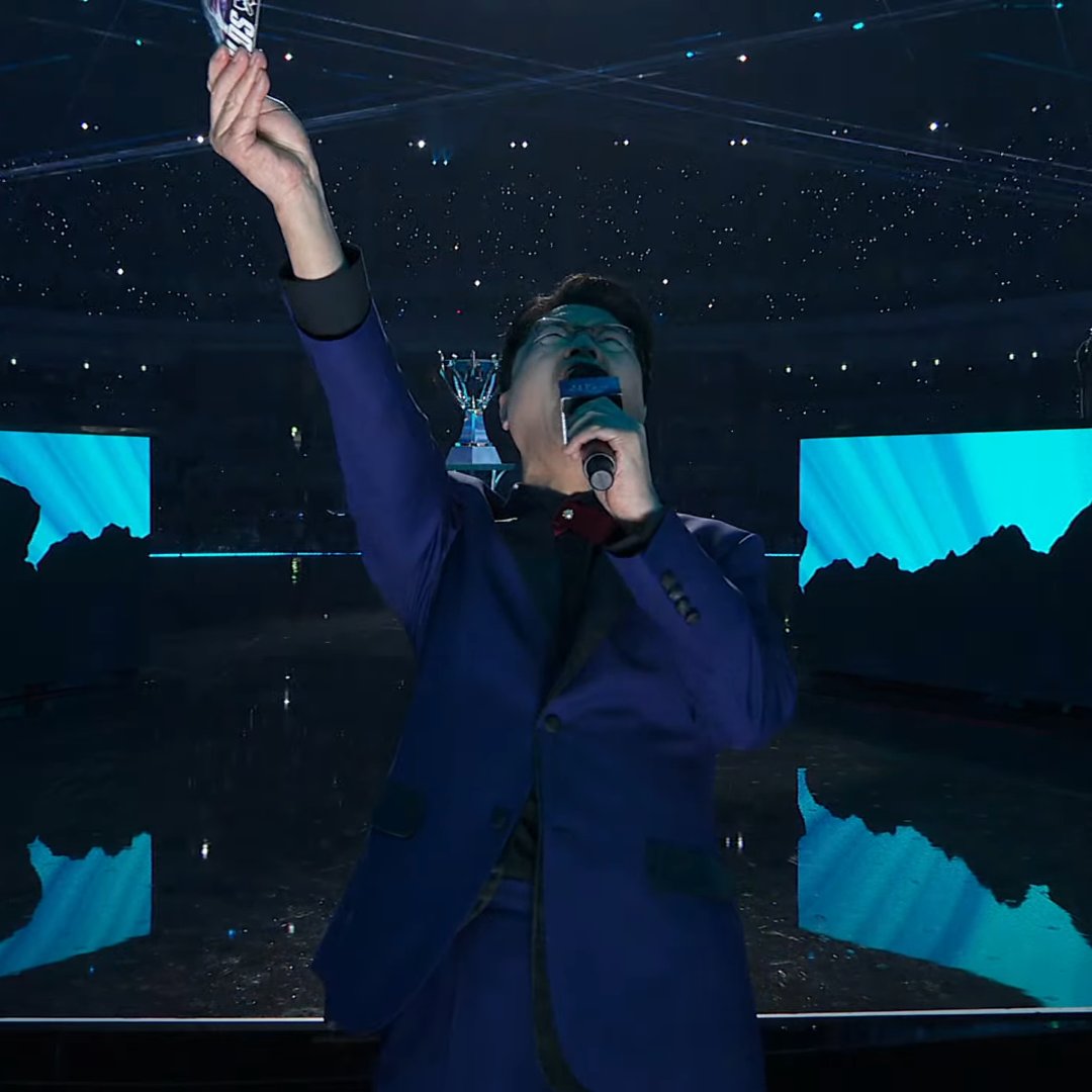 C9LoL's tweet photo. No matter who wins, Caster Jun is the MVP of #Worlds2023 https://t.co/I8w5spBFT5