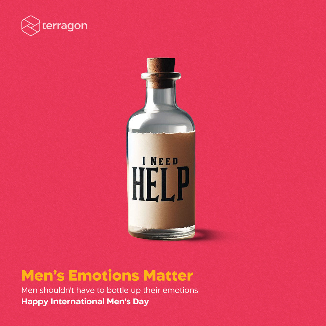 TerragonGroup's tweet photo. Happy International Men's Day! 
This year emphasizes the importance of men’s emotional well-being. Men’s emotions matter, and it’s time to break stereotypes hinder them from sharing openly. 

#InternationalMensDay https://t.co/C4jqFouTdh