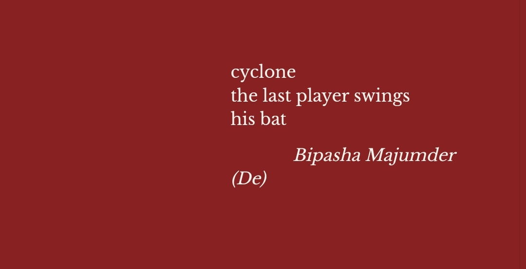 BIPASHADE1's tweet image. Glad to have my three haiku featured in the recent issue of haikuNetra. Millions of thanks to Daipayan Nair, editor of this journal.
