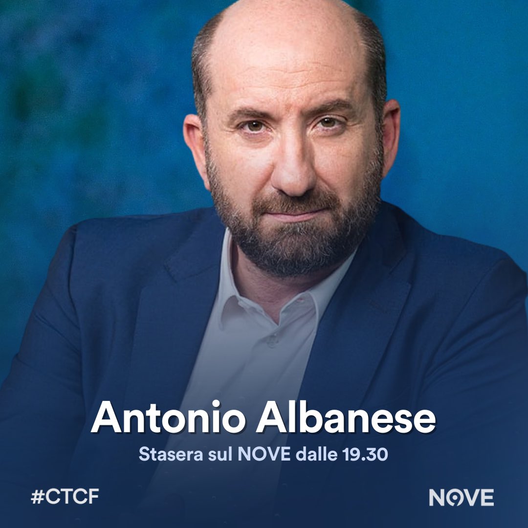 Un grande ritorno dietro la macchina da presa. Stasera a #CTCF sul @nove avremo Antonio Albanese, con il nuovo e atteso film, da lui diretto e interpretato, Cento domeniche 👏🏼