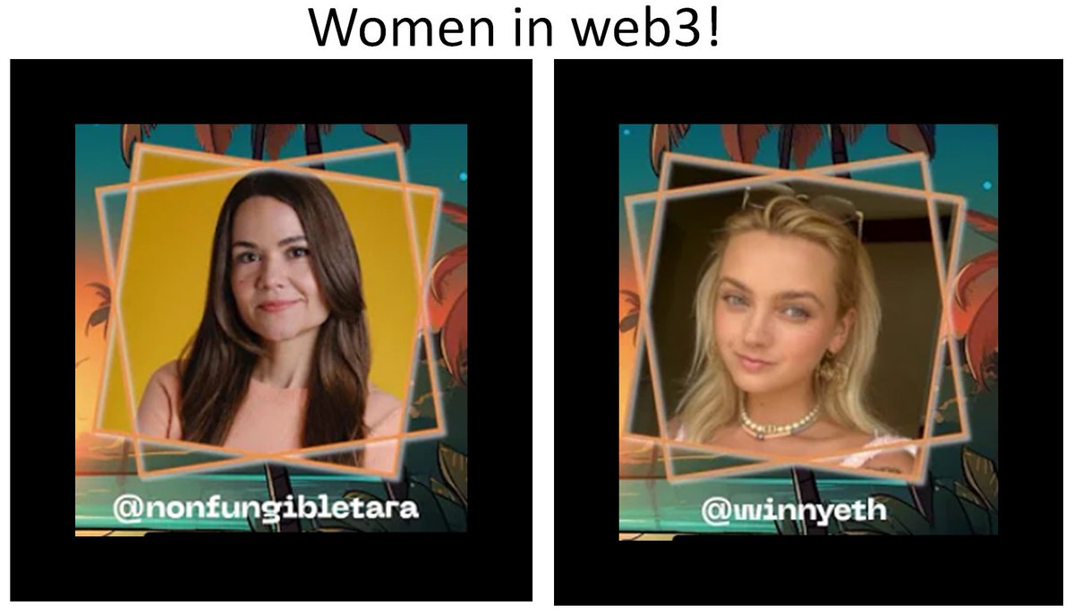 A little game for you:

Who said that, <a href="/winnyeth/">previous handle of winny</a>  or <a href="/nonfungibletara/">Tara Fung</a>  ?

"There is a lot of empathy among women in web3!"
"It is funny when I am the only woman in the room!"

To find out, listen to the <a href="/ThePolymathExp/">The Polymath Experience</a>  podcast series, complete tasks and become an OG!
#Crypto