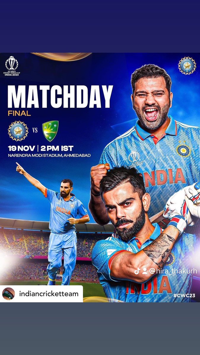 World Cup final #INDvAUS #virat #kohli #rohit #INDvsAUSfinal #letsgo