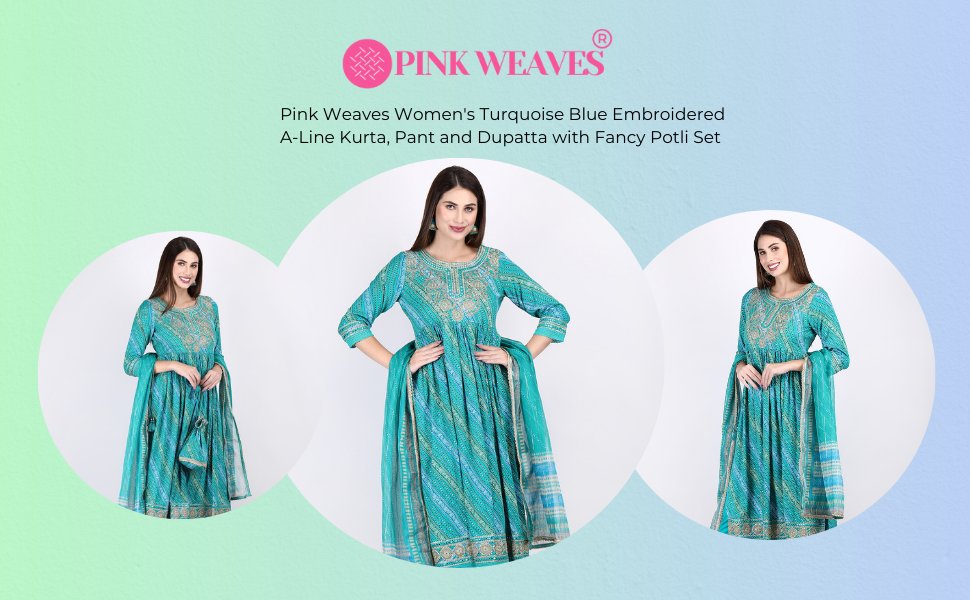 Refresh your wardrobe with our new Turquoise Kurta set with fancy Potli
#pinkweaves #pinkweavesapparels #INDvsAUSfinal #INDvAUS #Worldcupfinal2023 #CWC23Final #Ahmedabad