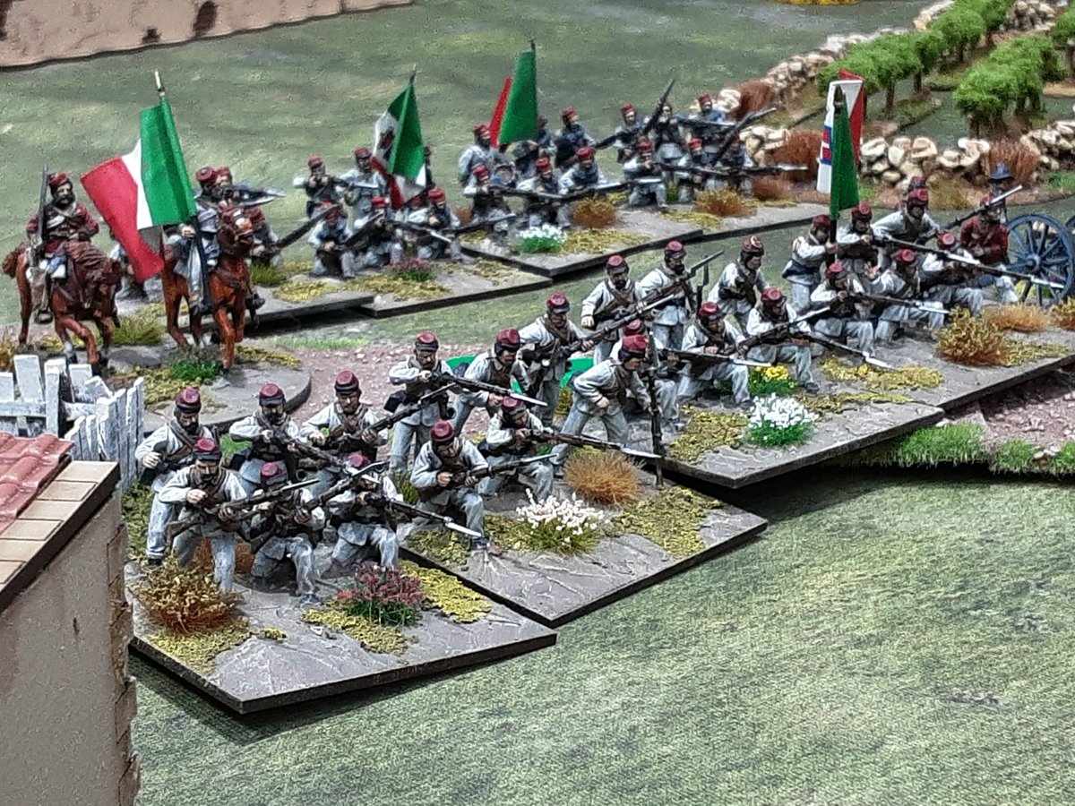 I continued my Big Game infiltration of the 'Cult' of Lard at Steel Lard yesterday 😆 another great day with a great group of people at a great location. Mentana Italy 1867 comes to Sheffield 2023 ! #wargaming #wargames #tabletopgames #history #Risorgimento #Garibaldi