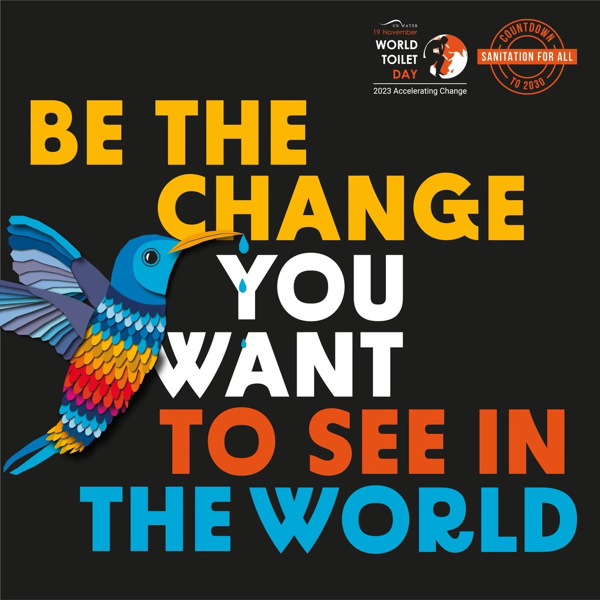 UN_Water's tweet photo. Your actions, no matter how small, can help tackle the sanitation crisis:   

🚽 Stop polluting: don’t put waste down the toilet and drains. 
🚽 Flush safe: empty full septic tanks and report dumping of sludge. 

Play your part this #WorldToiletDay https://t.co/uXXjNrIaoO https://t.co/wsaFg2Vs9K