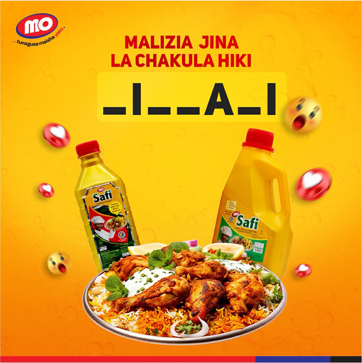 MeTL_Group's tweet photo. Jaza herufi, gundua ladha ya kipekee ya Mo Safi!

#Mo #MeTL  #MoSafi #MoTunagusaMaishaYako https://t.co/dDb882ABol
