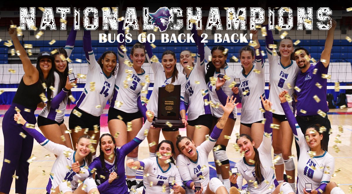 BACK TO BACK! Bucs Win Second Straight <a href="/NJCAAVolleyball/">NJCAA Volleyball</a> National Championship!

📰&gt;&gt;&gt; shorturl.at/sGM49
📊&gt;&gt;&gt; shorturl.at/hBCNU
📸&gt;&gt;&gt; shorturl.at/ckqAK