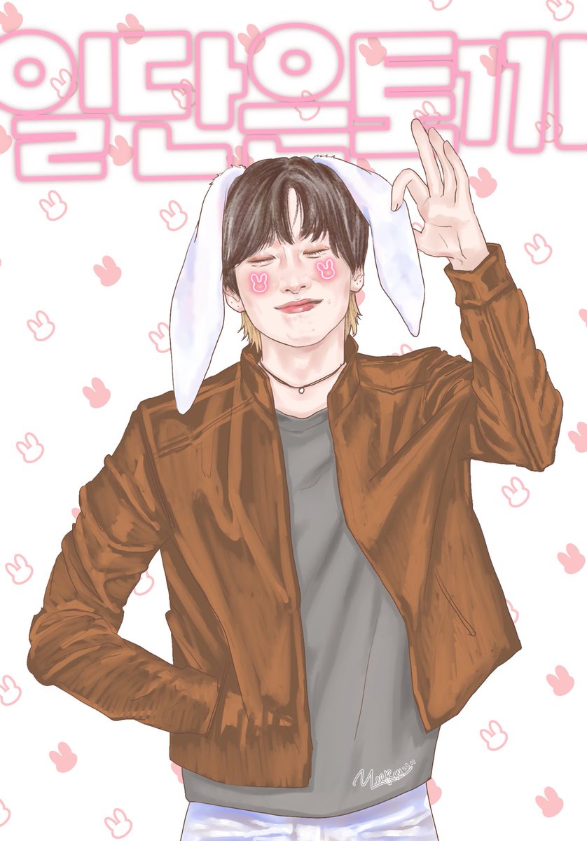 sakura02413's tweet photo. 塗鴉兔子小盒🐰💙
前幾天일단試穿皮衣的片段很帥所以用那個造型畫了🥰

#은혁 #EUNHYUK
#슈퍼주니어 #SUPERJUNIOR https://t.co/mI2NkIgA9G