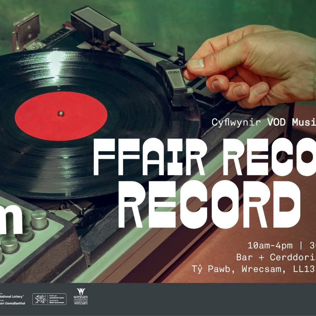 RECORD FAIR, Ty Pawb-Wrexham next Saturday 25th Nov. 10am-4pm , 30 stalls Free Entry. @TyPawb #wrexham #whatson #music #records #cds #community #recordcollector