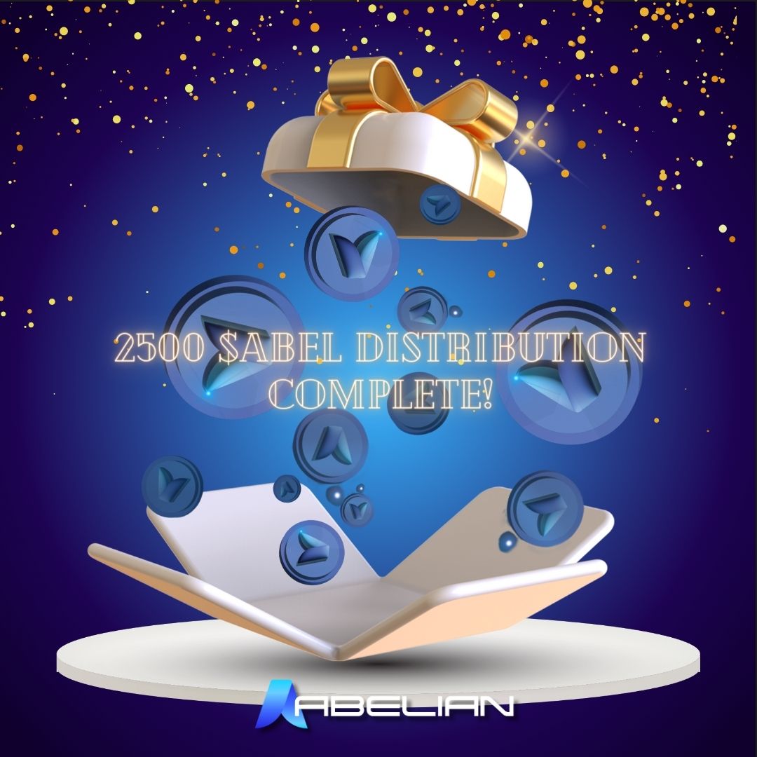 PQabelian's tweet photo. 2500 $ABEL have been airdropped! 🎉
Thank you everyone who participated in Abelian's 2500 $ABEL Airdrop Campaign 🙏🏻
#PQGang #Abelian https://t.co/ERh8M2NbQw