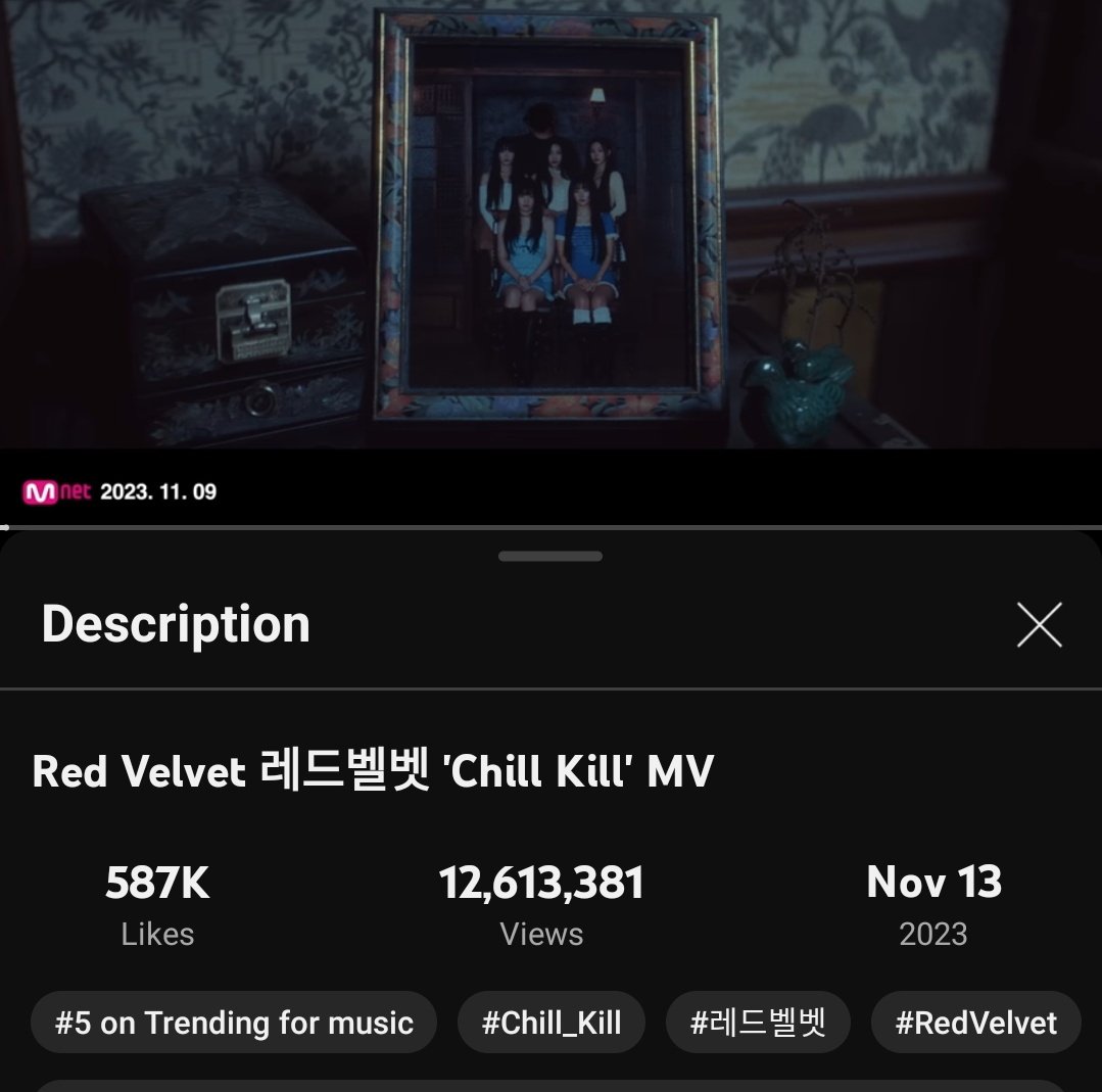 RV Streaming Team (@rvstreamingteam) on Twitter photo Join the Mass Streaming now!
You are doing great job, Reveluvs. We only need less than 500k views to reach 13M views 💪🏻
Manual Stream: youtu.be/xlyrt5eAtKI
Embedded Link: chillkillembedd.weebly.com
#Chill_Kill #칠킬 #RedVelvet #레드벨벳
<a href="/RVsmtown/">Red Velvet</a> Join the Mass Streaming now!
You are doing great job, Reveluvs. We only need less than 500k views to reach 13M views 💪🏻
Manual Stream: youtu.be/xlyrt5eAtKI
Embedded Link: chillkillembedd.weebly.com
#Chill_Kill #칠킬 #RedVelvet #레드벨벳
<a href="/RVsmtown/">Red Velvet</a>