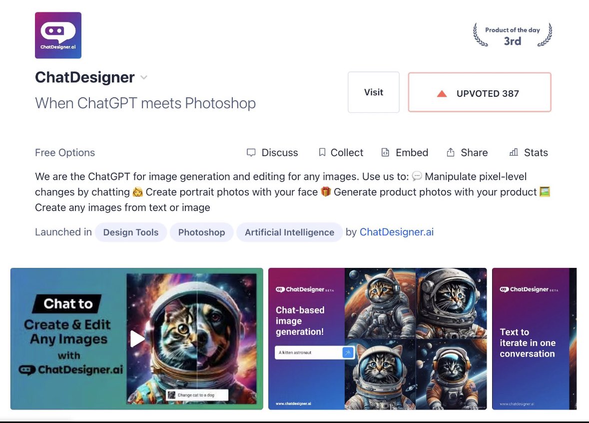 🎉We secured Top 3 Product of the Day for today’s Product Hunt! 🙏Thank you for all the supports! Kudos to our amazing team for making this happen! ❤️
#producthunt #launch #launchday #aiimageediting