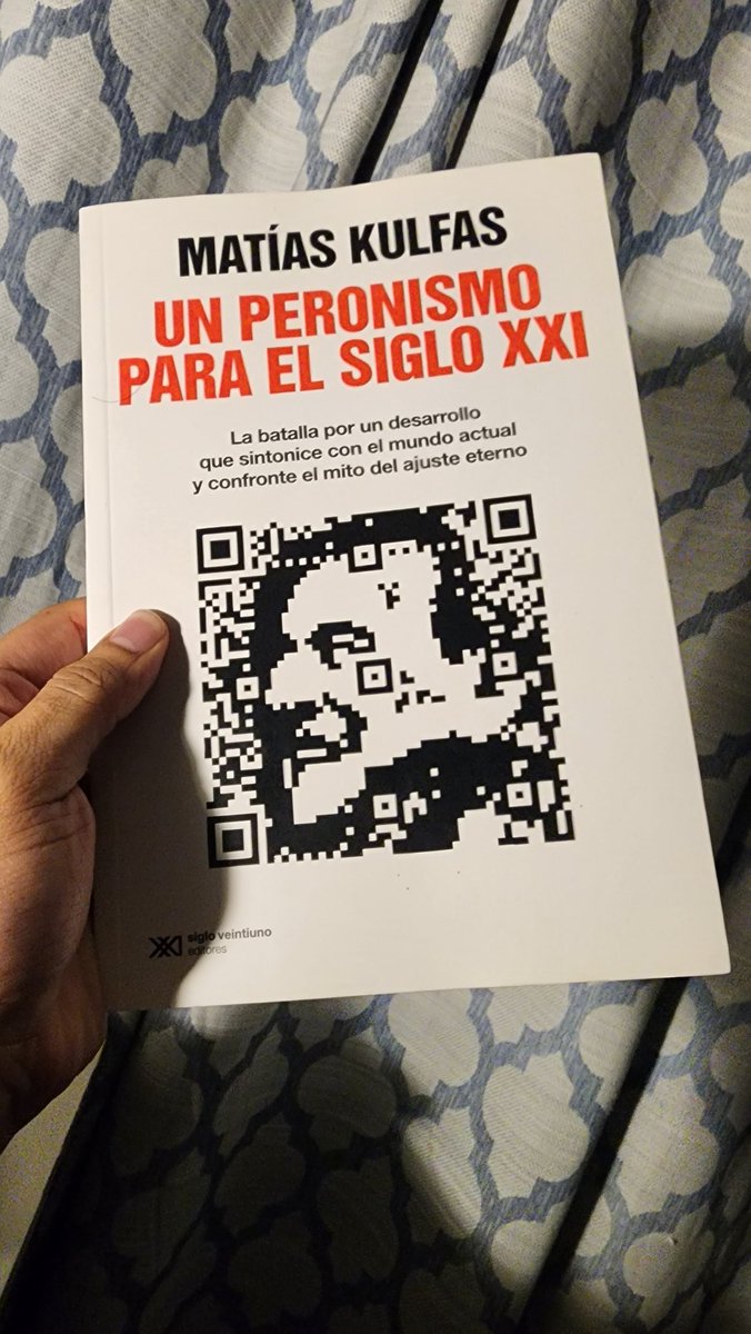 carlosjestrada's tweet photo. Regalitos ❤️🇦🇷📚✌️!
Un antídoto contra la antipolítica.
Sigan al autor @KulfasM es un Crack! 👇
— Economista #UBA
— Dr. CCSS #FLACSO
— Profesor en #UNSAM y #UBA
— Ex Ministro de Desarrollo Productivo de la Nación ARG '19-'22
— Subsecrretario de #SEPYME
— Director de Banco Nación #BN
— Gerente General del Banco Central de la ARG.
❤️ CAMP