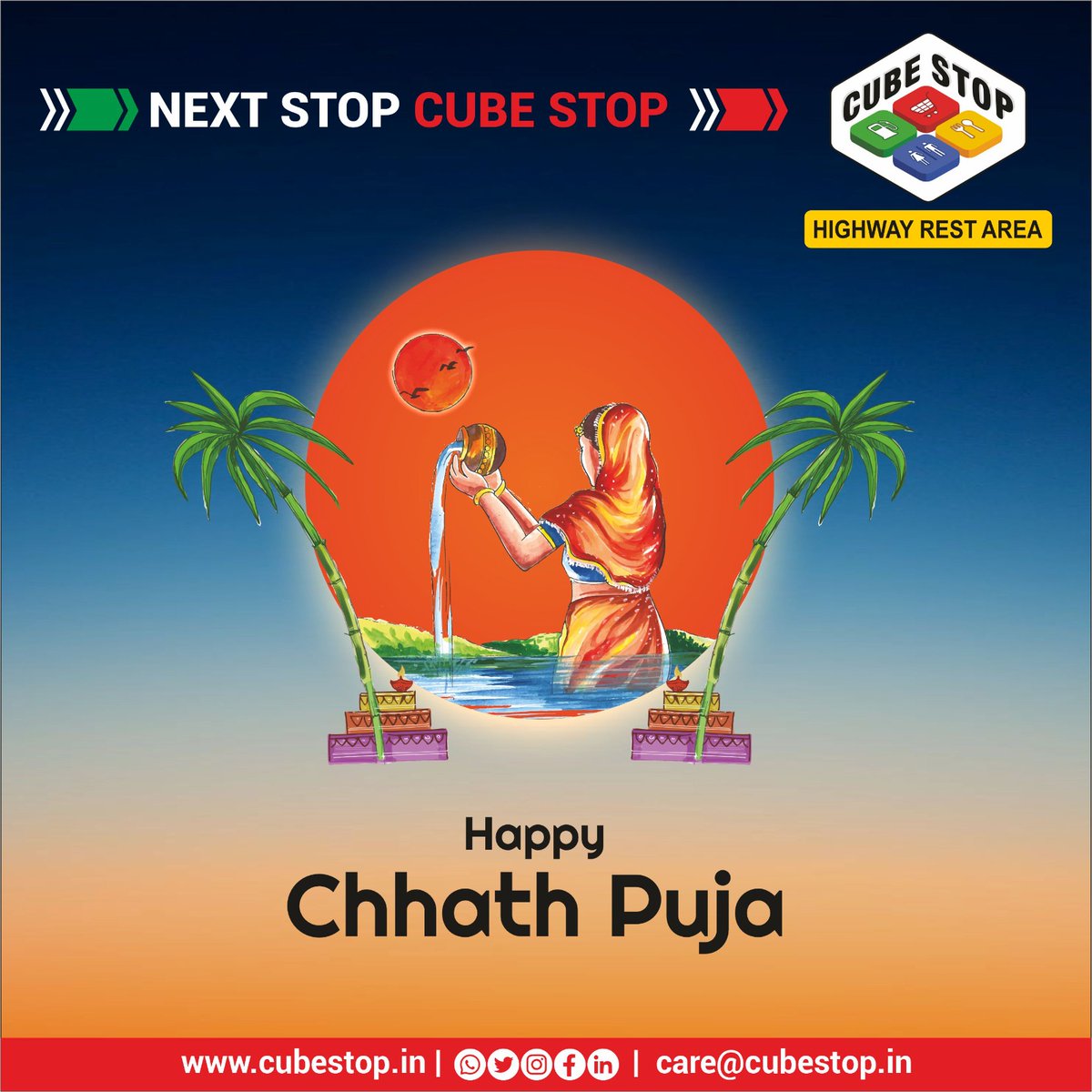 cubestopindia's tweet image. On this auspicious occasion of Chhath Puja, Cube Stop wishes you moments of purity, devotion, and joy. May your prayers be answered with abundant blessings.

#cubestop #ChhathPooja