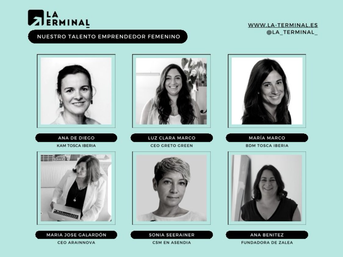 La_Terminal_'s tweet photo. Feliz #DíaDeLaMujerEmprendedora es un lujo contar con mujeres apasionadas, valientes, fuertes, inspiradoras y referentes y que seáis #TalentoLaTerminal. 

Gracias a ellas y muchas más, La Terminal es un espacio de crecimiento, inspiración y talento. https://t.co/DaAMcrKDyd