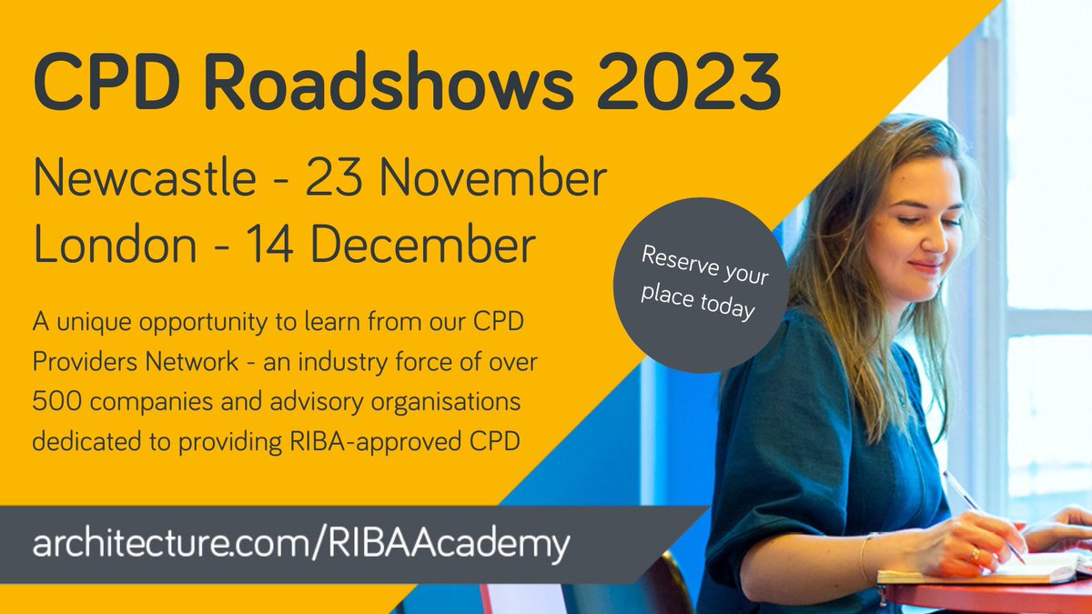 Join us for one of our CPD Roadshows in Newcastle or London, to gain up-to-date knowledge, earn CPD points and network with fellow professionals. 👉 Reserve your free place today: ow.ly/mrNI50Q3xw0