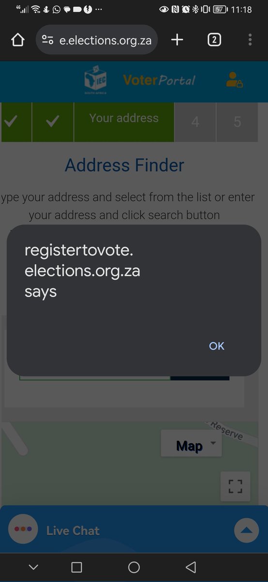 HandreRall's tweet photo. @IECSouthAfrica Impossible to add your address. Keeps giving error codes. https://t.co/7exf8ipFtm