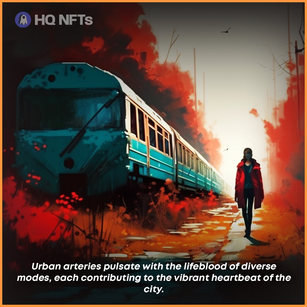 HqnfTs's tweet photo. ๐ 'Metropolis in Motion'
๐๐๐ #MultimodalNFT #UrbanMotion #DigitalCanvas #NFTCollectibles #CityInMotion #ConnectedJourneys #TransportationArtistry #NFTGallery #MetropolisVibes https://t.co/ld6xa1rMIm