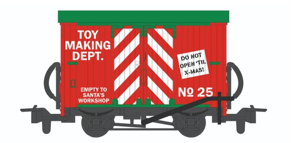 PetersSpares's tweet photo. Just Arrived:

Peco 
GR-910 Christmas GLT Box Van SANTA'S WORKSHOP OO9 Gauge
NR-2008XM Christmas Vanfit Plywood Sided SANTAS WORKSHOP N Gauge

Last Few Green / Blue Accurascale 37's grab then before they all go.
x2 Left: ACC2303-D6704 BR Green, ACC2304-37001 BR Blue https://t.co/yGrt7Di3yq