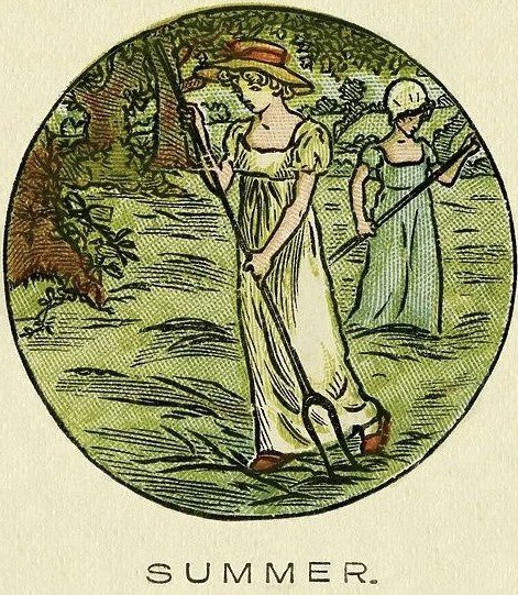 The Seasons 1887 #KateGreenaway