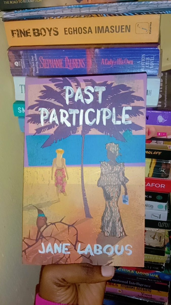 So @JaneLabous the author of Chameleon Girl sent me a copy of her newest book, Past Participle. And as always, I will be ranting about it when I start reading. 🥰