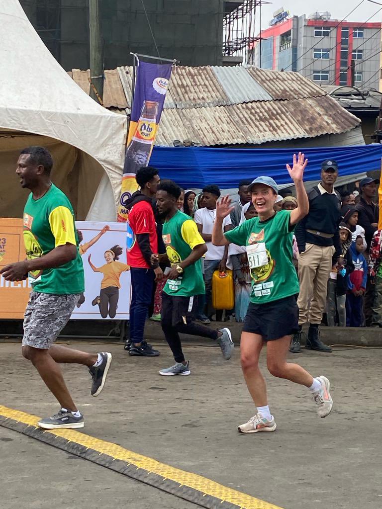 DKambInAddis's tweet photo. One of the things I ♥️ the most in 🇪🇹 is the running spirit. So proud to be part of @greatethrun today and even get the 🥇in the women’s amb run. 🙏all the organisers and all my fellow runners @Denmark_Addis 🏃🏃🏾‍♀️. A day to remember🕊️ https://t.co/r8a14Ylqrw