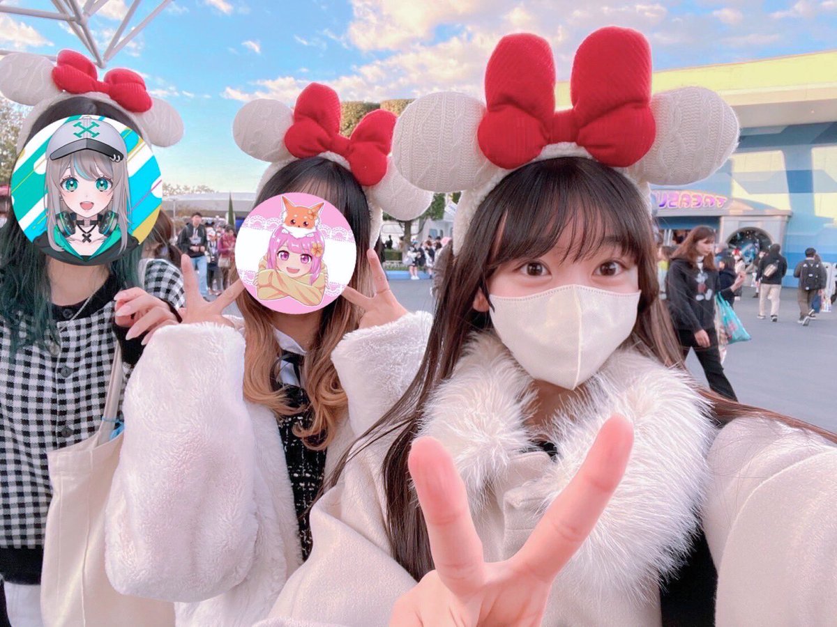 mao0504_'s tweet photo. なーなてぃん、ちょっぱーさんとディズニー🐭🏰✨ https://t.co/nudHD5fHI8