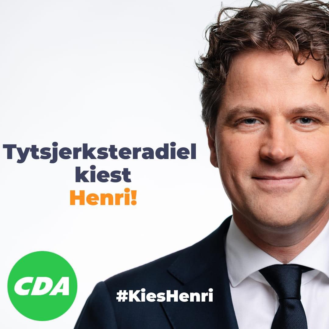Hoor jij steeds meer mensen in je omgeving positief over onze Henri? Wij ook! 💚 Daarom hebben we voor alle fans van Henri een stemhulp ontwikkeld. Check of jij ook van 'ik ben fan van Henri' naar 'ik kies Henri!' kunt gaan! 🗳
#KiesHenri #ikstemCDA 
👉 kieshenri.nl