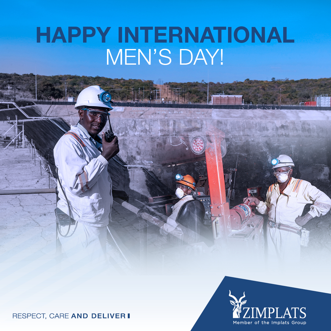 zimplats's tweet photo. Today, we celebrate the positive contributions of men worldwide and focus on promoting their well-being. It's a day to recognize men's mental &amp; physical health, gender equality, &amp; their important roles in our communities. 

#InternationalMensDay#MensHealth https://t.co/xHqU3AwZZj