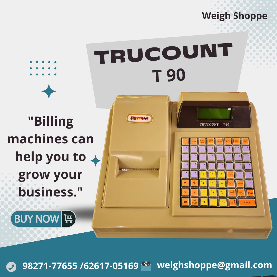 AnandAgraw85588's tweet image. Are you tired of slow, outdated billing machines that are holding your business back? 🐌

It's time to upgrade to a billing machine from Weigh Shoppe! 🚀

Our billing machines are fast, accurate, and easy to use. ⚡️💯

#WeWeighShoppe #BillingMachine #Fast #Accurate #EasyToUse